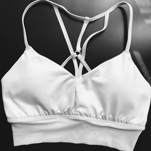 Neiman Marcus silver sports bra.